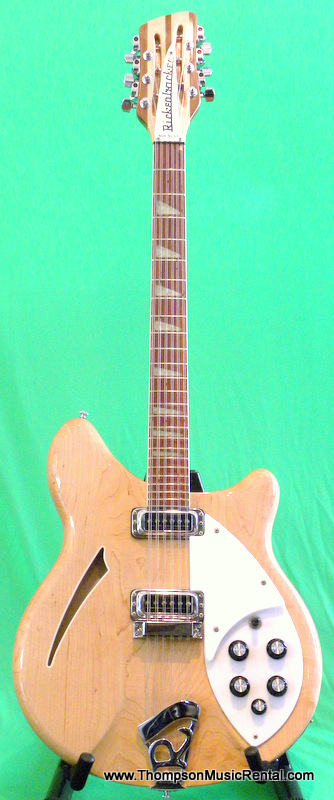 Rent Rickenbacker 360 12 string guitar www.BacklineNashville.com